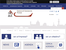 Tablet Screenshot of fi.camcom.gov.it